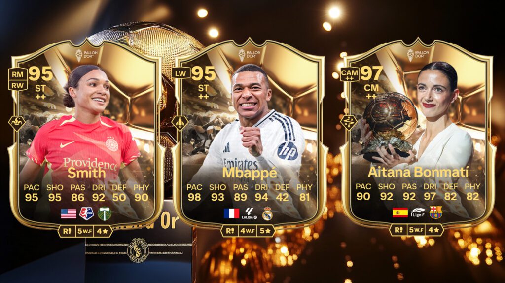 EA Sports FC 25 роздає ексклюзивні картки з найкращими футболістами світу