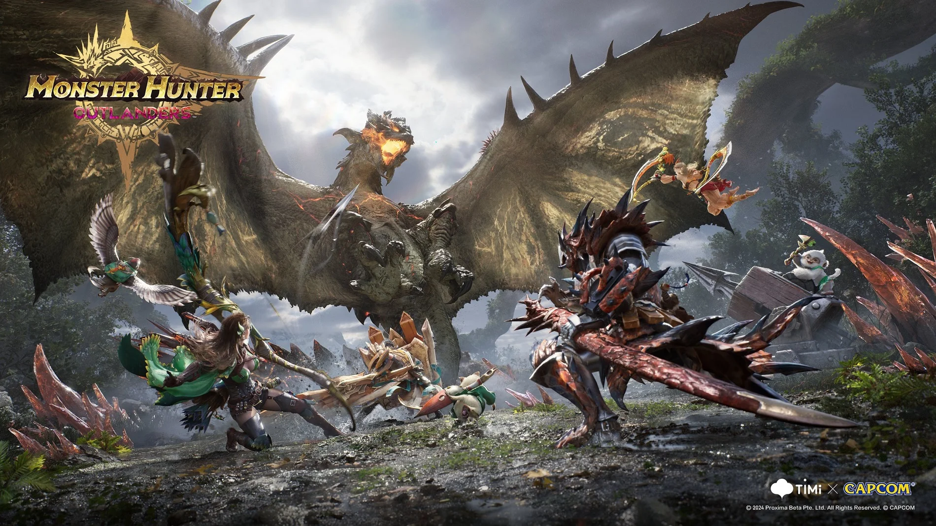 Анонсовано Monster Hunter Outlanders — мобільний спін-офф франшизи