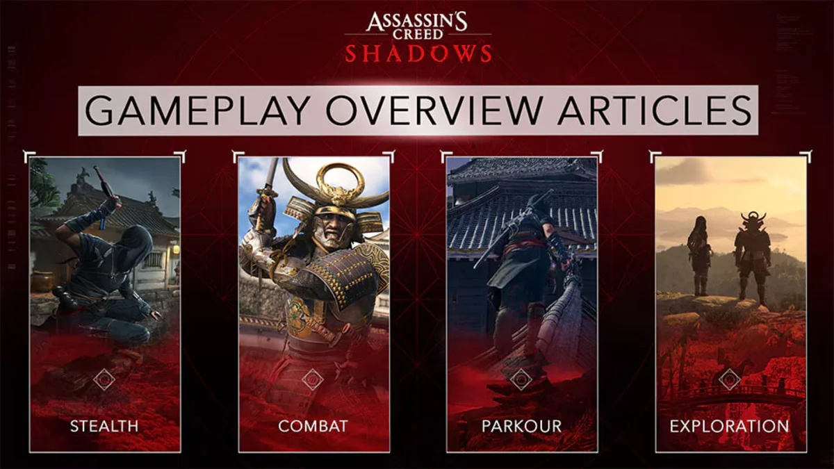 Ubisoft розкриє геймплейні механіки Assassin’s Creed Shadows у серії статей